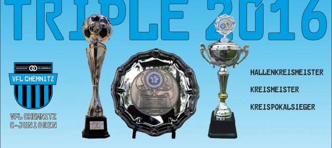 C-Junioren holen Triple